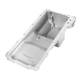 Holley Retrofit Engine Oil Pans for GM LS Engines 302-4 Pans, Retrofit, Swap, Rear Sump, Wet Style, 5.6 Quarts, Aluminum, Natural Finish, Chevy, GMC, 4.8L, 5.3L, 5.7L, 6.0L, 6.2L, 7.0L, Each thumbnail 2