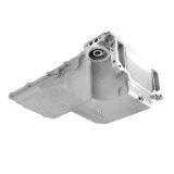 Holley Retrofit Engine Oil Pans for GM LS Engines 302-4 Pans, Retrofit, Swap, Rear Sump, Wet Style, 5.6 Quarts, Aluminum, Natural Finish, Chevy, GMC, 4.8L, 5.3L, 5.7L, 6.0L, 6.2L, 7.0L, Each thumbnail 3