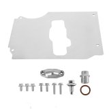 Holley Retrofit Engine Oil Pans for GM LS Engines 302-4 Pans, Retrofit, Swap, Rear Sump, Wet Style, 5.6 Quarts, Aluminum, Natural Finish, Chevy, GMC, 4.8L, 5.3L, 5.7L, 6.0L, 6.2L, 7.0L, Each thumbnail 5