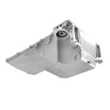 Holley Retrofit Engine Oil Pans for GM LS Engines 302-4 Pans, Retrofit, Swap, Rear Sump, Wet Style, 5.6 Quarts, Aluminum, Natural Finish, Chevy, GMC, 4.8L, 5.3L, 5.7L, 6.0L, 6.2L, 7.0L, Each thumbnail 8
