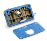 Holley Replacement Metering Blocks 134-155 Blocks, Primary, Replacement, Cast Aluminum, Gold Iridited, 4150 Series Carburetors, Each thumbnail 1