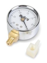 Holley Analog Vacuum Gauges 26-501 Gauge, Vacuum, 0-30 in. Hg, 2 1/16 in. Diameter, Analog, Full Sweep, for Mechanical Sending Unit, White Face, Each thumbnail 2