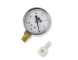 Holley Analog Vacuum Gauges 26-501 Gauge, Vacuum, 0-30 in. Hg, 2 1/16 in. Diameter, Analog, Full Sweep, for Mechanical Sending Unit, White Face, Each thumbnail 3