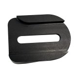 Holley Detent Cable Brackets 20-119 Brackets, Cable, Linkage Plate, Billet Aluminum, Black Anodized, for Throttle Bracket 20-112, Each thumbnail 1