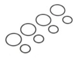 Holley Fuel Injector O-Ring Seals 508-19 O-ring Seals, Injector, Replacement, Rubber, Delphi Style, 8-piece, Set thumbnail 2