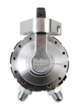 Holley HP Billet Mechanical Fuel Pumps 12-454-25 Pumps, Billet, Mechanical, 170 gph, 7.5 psi, Silver, -8 AN, Male Thread, Inlet and Outlet, Chevy, 396ci, 402ci, 427ci, 454ci, Each thumbnail 6