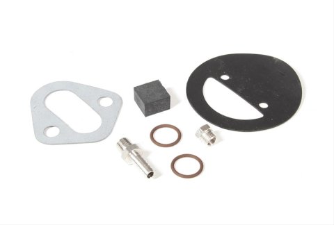 Holley Mechanical Fuel Pump Rebuild Kits 12-757 Rebuilds, Mechanical, Repair, Gaskets, Rubber Pulsator, Hose Barb, Bronze Breather Vent, for Ultra HP Pumps, Kit