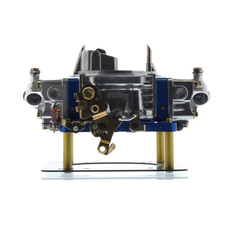 Holley Ultra Double Pumper Carburetors 0-76750BL Carburetors, Pumper, 750 cfm, 4-barrel, Square Bore, Electric Choke, Mechanical Secondaries, Dual Inlet, Blue and Polished Finish, Each thumbnail 3