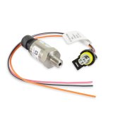 Holley Replacement Pressure Transducers 554-103 Fuel Injector System Components, Transducer, Replacement, 0-200 psi, 0.5-4.5 V Output, 1/8 in. NPT Inlet, 0.875 in. Diameter, Stainless, Each thumbnail 3
