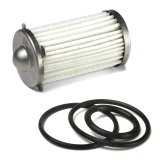 Holley HP Billet Fuel Filter Replacement Elements 162-558 Elements, Replacement, Element, Paper Material, 10 microns, with O-rings, for Filter, 175 gph, Gas/E85, Each thumbnail 1