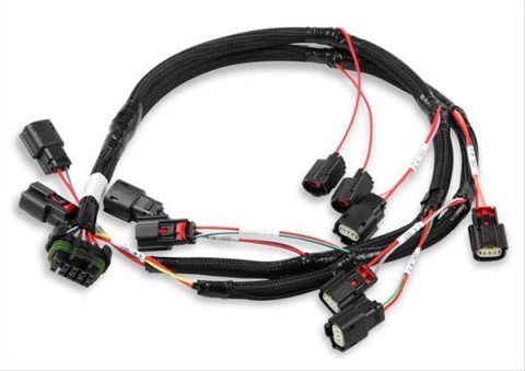 Holley Ford Modular Ignition Coil Harnesses 558-317 Wiring Harnesses, EFI, Harness, Coyote, Plug-and-Play, for HP EFI, Dominator EFI, Ford, F150, Mustang, 5.0L, Each
