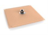 Holley HydraMat Fuel Pickups 16-106 Strainers, HydroMat, Pickup, Square, Center Outlet, 11.0 in. Long, 11.0 in. Wide, 3/8 in. NPT Fitting, E85 Compatible, Each thumbnail 2