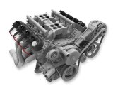 Holley Aluminum LS Valve Covers 241-112 Covers, LS, Centerbolt, Tall, Plain, Cast Aluminum, Black Powdercoat, Textured, Chevy, LS, 4.8-7.0L, Pair thumbnail 1
