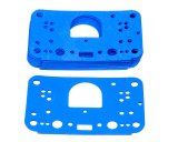 Holley Carburetor Metering Block Gaskets 108-198 Gaskets, Block, Rubber, Blue, 3-circuit, Dominator, 10-piece, Set thumbnail 2