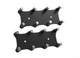Holley EFI Remote LS Coil Relocation Brackets 561-130 Ignition Brackets, EFI, Gen V, Ignition Coil, Bracket, Aluminum, Black Finish, Hardware Included, Pair thumbnail 1