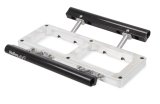 Holley Supercharger Injector Spacers with EFI Rails 17-92 Throttle Body Spacers, 6-71/8-71 Supercharger, Billet Aluminum, Clear Anodized, Fuel Rails, Each thumbnail 2