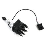 Holley EFI Dual-Sync Distributors 565-111 Distributors, EFI, Dual-Sync, Hall Effect, Computer-controlled Advance, Male/HEI, Black Cap, Steel Gear, Polished Housing, Ford, 5.8L, Each thumbnail 1