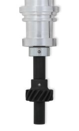 Holley EFI Dual-Sync Distributors 565-111 Distributors, EFI, Dual-Sync, Hall Effect, Computer-controlled Advance, Male/HEI, Black Cap, Steel Gear, Polished Housing, Ford, 5.8L, Each thumbnail 7