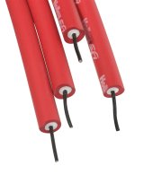 Holley Spark Plug Wires 561-112 Wire Sets, EFI, Cut-to-Fit, OE Coil Packs, Red Wire, 8.00mm Core, Gray Silicone, Boot, Straight, Chevy, LS Engine, Set thumbnail 3