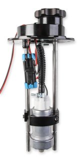 Holley Fuel Cell EFI Pump Module Assemblies 12-141 Pumps, EFI, Electric, 12V, 118 gph, 447 lph, 87 psi, -8 AN, Inlet, -10 AN, Outlet, Female O-ring Ends, 6-bolt Flange, Each thumbnail 1
