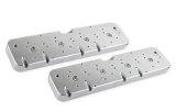 Holley LS Valve Cover Adapter Plates 241-296 Spacer and Adapters, Cover, Adapter, Perimeter Bolt, Cast Aluminum, 1.385 in. Thick, Polished, Chevy, LS, 4.8-7.0L, Kit thumbnail 5