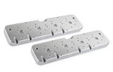 Holley LS Valve Cover Adapter Plates 241-296 Spacer and Adapters, Cover, Adapter, Perimeter Bolt, Cast Aluminum, 1.385 in. Thick, Polished, Chevy, LS, 4.8-7.0L, Kit thumbnail 6