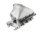 Holley SBF Hi-Ram EFI Intake Manifolds with Side-Mount Tops 300-309 Manifolds, High-Ram, Intake, Top, Multi-port, 1,500-7,000 RPM Range, 95mm Bore, Aluminum, Satin, Ford, 5.8L, Windsor, Each thumbnail 2