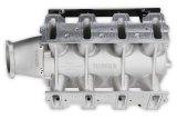 Holley LS Modular Lo-Ram EFI Intake Systems 300-620 Manifolds, Modular, EFI, Cathedral Port Head, Multi-port, Standard Deck, 105mm Bore, Aluminum, Satin Finish, Chevy, 4.8-6.0L, Each thumbnail 1