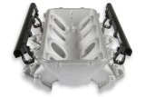 Holley LS Modular Lo-Ram EFI Intake Systems 300-620 Manifolds, Modular, EFI, Cathedral Port Head, Multi-port, Standard Deck, 105mm Bore, Aluminum, Satin Finish, Chevy, 4.8-6.0L, Each thumbnail 5