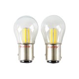 Holley RetroBright LED Light Bulbs HLED10 Bulbs, RetroBright, LED, 1157 Style, Classic White, 3,000K, 580 Lumens, Turn Signal, Bulbs, Pair thumbnail 1