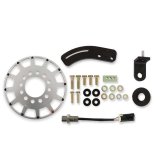 Holley EFI Crank Trigger Kits 556-171 Triggers, EFI, 7 in. Diameter, Aluminum, Silver, Adjustable Bracket, Black, 3-wire Pickup, 12-1X, Hall Effect, Chevy, Small Block, Kit thumbnail 8
