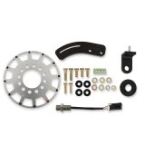 Holley EFI Crank Trigger Kits 556-171 Triggers, EFI, 7 in. Diameter, Aluminum, Silver, Adjustable Bracket, Black, 3-wire Pickup, 12-1X, Hall Effect, Chevy, Small Block, Kit thumbnail 9