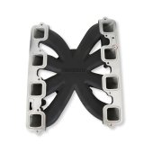 Holley Single Plane Carbureted Intake Manifolds 300-931BK Manifolds, Plane, Carbureted, Square Bore Flange, Cast Aluminum, Black Finish, Chrysler, Dodge, Jeep, Ram, 5.7-6.4L, Gen III, Hemi, Each thumbnail 3