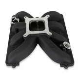Holley Single Plane Carbureted Intake Manifolds 300-931BK Manifolds, Plane, Carbureted, Square Bore Flange, Cast Aluminum, Black Finish, Chrysler, Dodge, Jeep, Ram, 5.7-6.4L, Gen III, Hemi, Each thumbnail 4