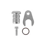 Holley Ford 7.3L Godzilla Rear Block Plug Kits 97-426 Fittings, Plug, Bolt-on, Steel Plug, Zinc Finish, Bracket, O-ring Seal, Internal Allen Retaining Bolt, Ford, 7.3L, Godzilla, Kit thumbnail 2