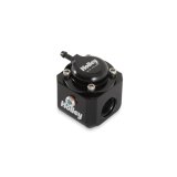 Holley EFI Fuel Pulse Dampers 12-1006 System Dampers, Billet Aluminum, Black Anodized, 40-70 psi, -6 AN Female Threads Inlet/Outlet, Standard Range, Each thumbnail 3