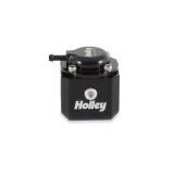 Holley EFI Fuel Pulse Dampers 12-1006 System Dampers, Billet Aluminum, Black Anodized, 40-70 psi, -6 AN Female Threads Inlet/Outlet, Standard Range, Each thumbnail 6