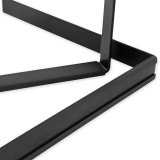 Holley Fuel Cell Mounting Straps 19-222 Mounts, Steel Straps, 1/8 in. Thick, Black, E-coated, Rubber Isolator Strips, Hardware included, for 15 Gallon Cell, Kit thumbnail 1