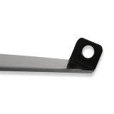 Holley Fuel Cell Mounting Straps 19-222 Mounts, Steel Straps, 1/8 in. Thick, Black, E-coated, Rubber Isolator Strips, Hardware included, for 15 Gallon Cell, Kit thumbnail 4