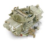 Holley 4150 Double Pumper 700 CFM 4-Barrel Carburetor 0-4778C Carburetors, Model 4150, Pumper, cfm, 4-barrel, Square Bore, Manual Choke, Mechanical Secondaries, Dual Inlet, Gold Dichromate, Each thumbnail 2