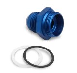 Holley Fuel Fittings 26-74 Fitting, Carburetor Inlet, -8 AN Hose End to 7/8-20 in. Male Thread, Steel, Each thumbnail 4