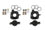 Holley Vacuum Secondary Carburetor Accessories 20-73 Dual Quick Change Covers, Diaphragm, Plastic, Black, Holley, with Balance Tube for Dual Carbs, Pair thumbnail 2