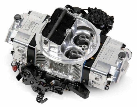 Holley Ultra Street Avenger Carburetors 0-86670BK Carburetors, Avenger, 670 cfm, 4-barrel, Square Bore, Electric Choke, Vacuum Secondaries, Dual Inlet, Polished, Ford Kickdown, Each thumbnail 3