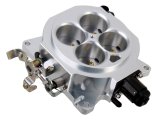 Holley High-Flow EFI Throttle Bodies 112-577 Bodies, EFI, Multi-Port Injection, Cable Actuated, 4 Venturi, 44.45mm Bore, 1,000 cfm, Billet Aluminum, Square Bore Flange, Each thumbnail 1