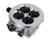 Holley High-Flow EFI Throttle Bodies 112-578 Bodies, EFI, Multi-Port Injection, 4 Venturi, 57.15mm, 2,000 cfm, Billet Aluminum, Dominator Mounting Flange, Each thumbnail 1