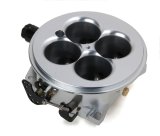 Holley High-Flow EFI Throttle Bodies 112-578 Bodies, EFI, Multi-Port Injection, 4 Venturi, 57.15mm, 2,000 cfm, Billet Aluminum, Dominator Mounting Flange, Each thumbnail 2