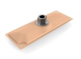 Holley HydraMat Fuel Pickups 16-108 Strainers, HydroMat, Pickup, Rectangle, Center Outlet, 8.0 in. Long, 3.0 in. Wide, 3/8 in. NPT Fitting, E85 Compatible, Each thumbnail 3
