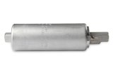 Holley Electric In-Line Fuel Pumps 12-930 Pumps, Electric, In-line, External Mount, 190 lph, 85 psi, 12V, 10mm x 1.0, Female Thread, Inlet and Outlet, Steel Housing, Silver, Bracket, Each thumbnail 4
