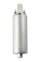Holley Electric In-Line Fuel Pumps 12-930 Pumps, Electric, In-line, External Mount, 190 lph, 85 psi, 12V, 10mm x 1.0, Female Thread, Inlet and Outlet, Steel Housing, Silver, Bracket, Each thumbnail 6