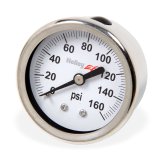 Holley Analog Fuel Pressure Gauges 26-506 Gauge, Pressure, 0-160 psi, 2 in. Diameter, Analog, Full Sweep, Illuminated, Liquid-filled, for Mechanical Sending Unit, White Face, Each thumbnail 2